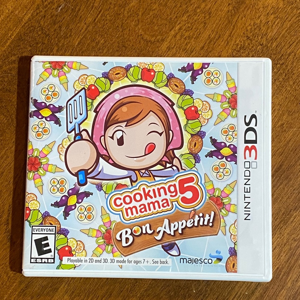 Cooking Mama 5 - Nintendo 3DS - Box Included!